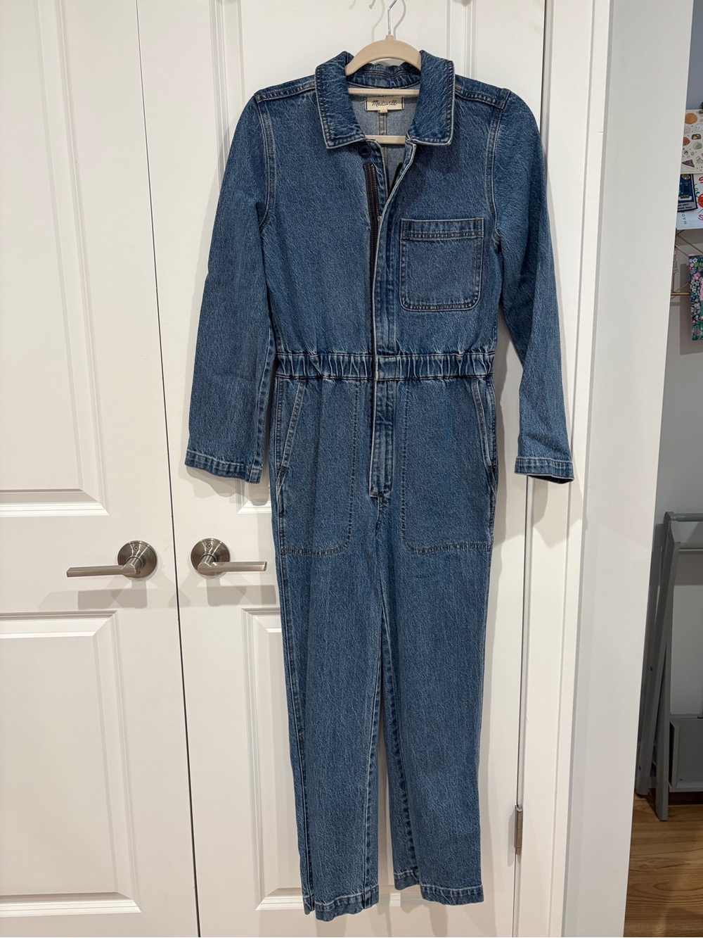Madewell denim coveralls